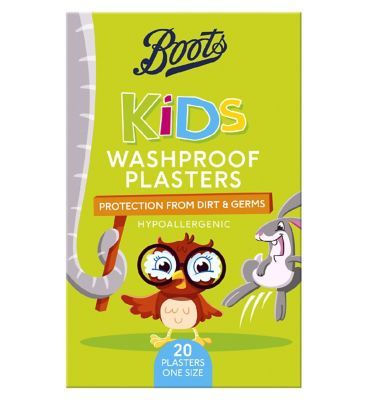 Boots Kids Washproof Plasters - 20 Pack - McGrocer