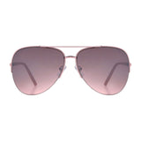 Boots Ladies Fashion Sunglasses - Pink Semi-Rimless Frame - McGrocer