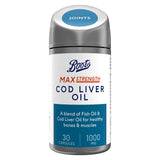 Boots Max Strength Cod Liver Oil 30 Capsules (1 month supply) - McGrocer