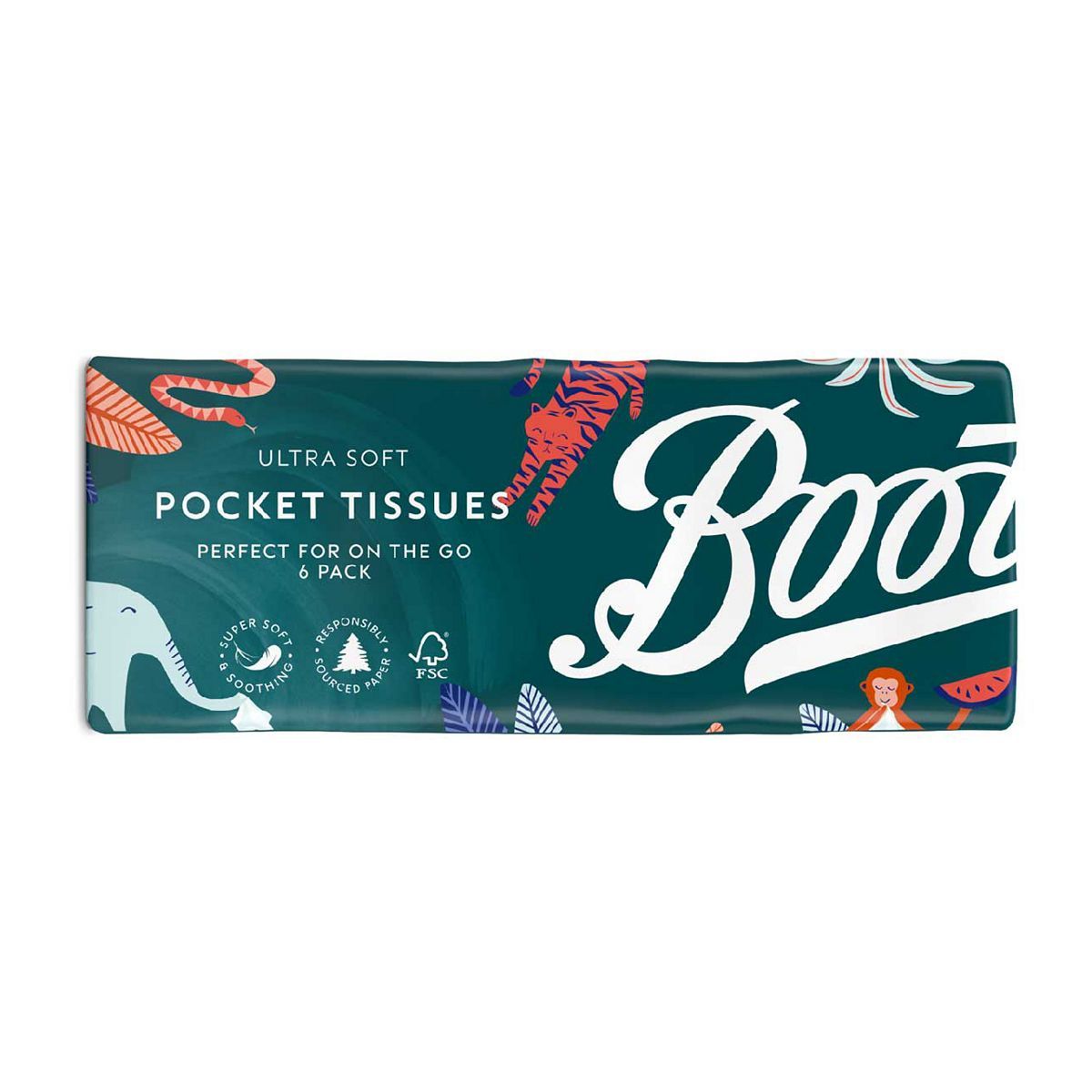 Boots Kids Pocket Pack Tissues 6 Pack - McGrocer