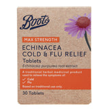 Boots Pharmaceuticals Max Strength Echinacea Cold and Flu Relief - 30 tablets - McGrocer