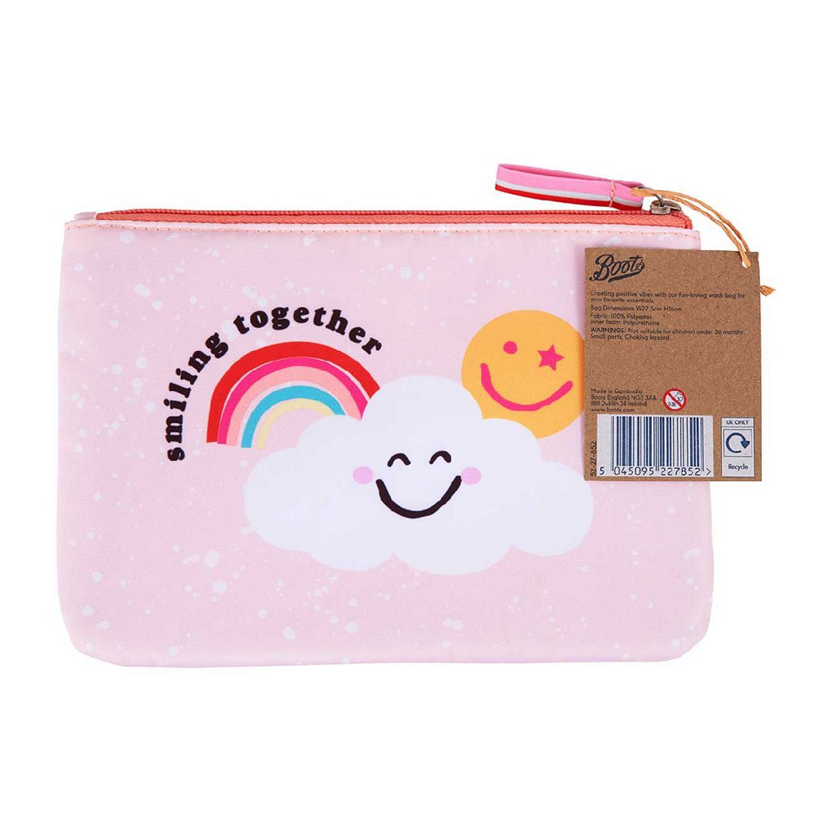 Boots Positive Vibes Only Wash Bag - McGrocer