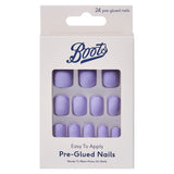 Boots Pre Glued Nails - Lavendar Haze - Lilac - McGrocer