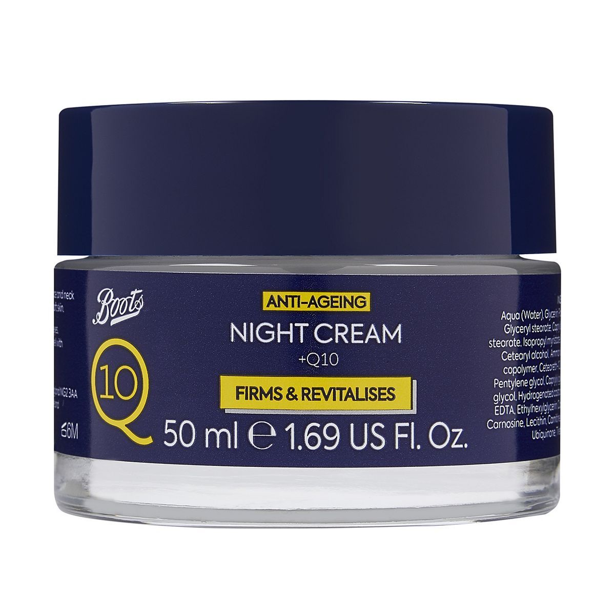 Boots Q10 Anti-Ageing Night Cream 50ml - McGrocer