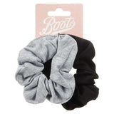 Boots scrunchies cotton grey black 2s - McGrocer