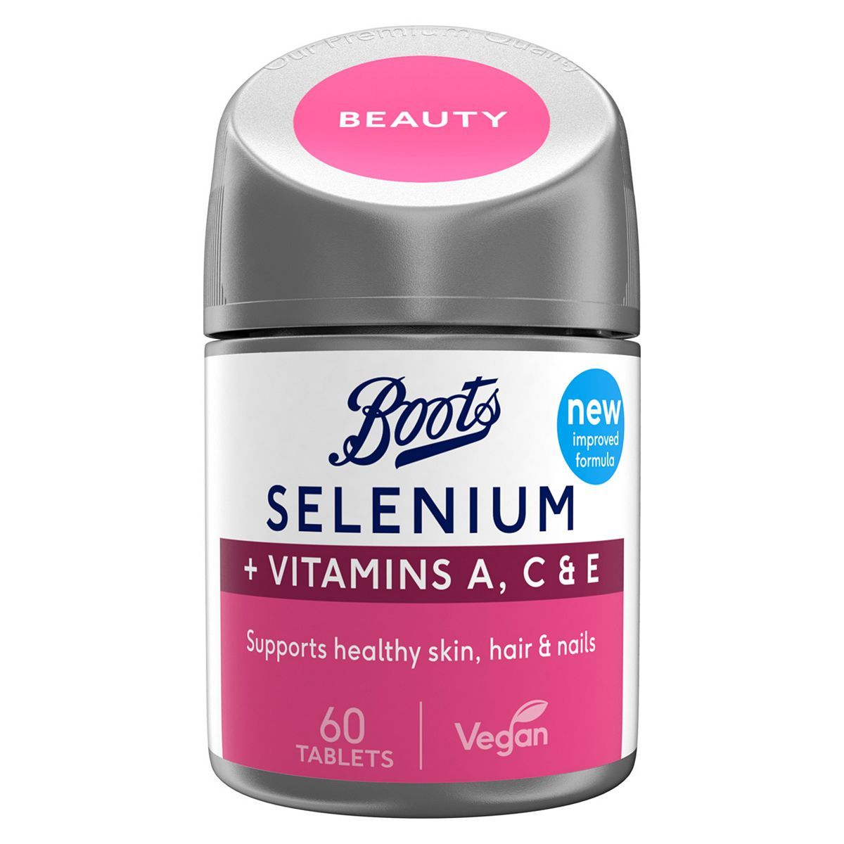Boots Selenium with Vitamins A, C and E 60 Tablets (2 month supply) - McGrocer