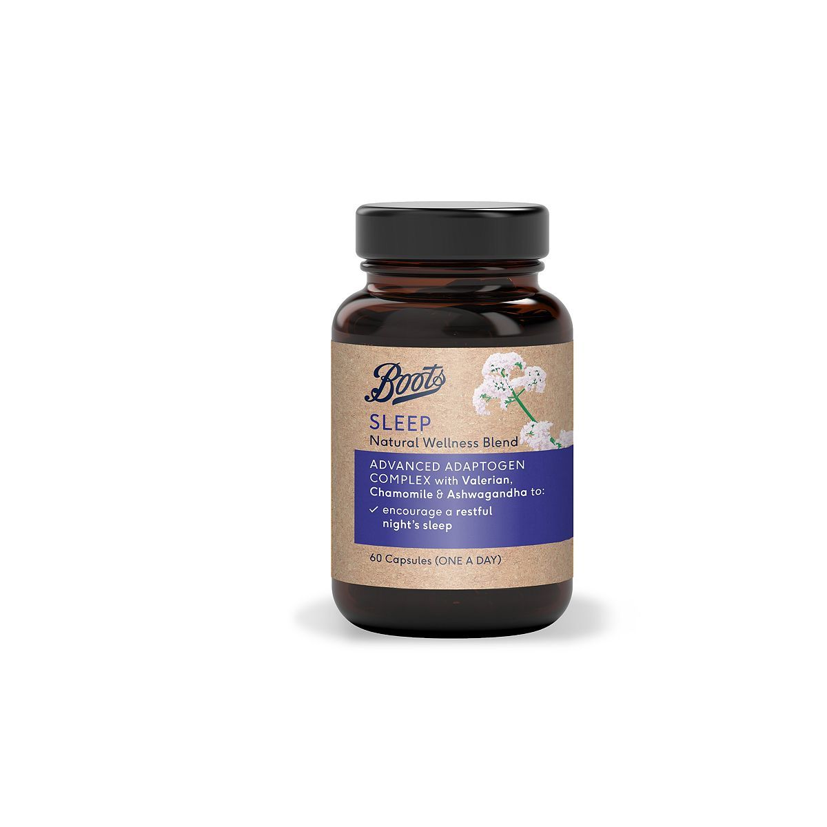 Boots Sleep Natural Wellness Blend Food Supplement 60 Capsules - McGrocer