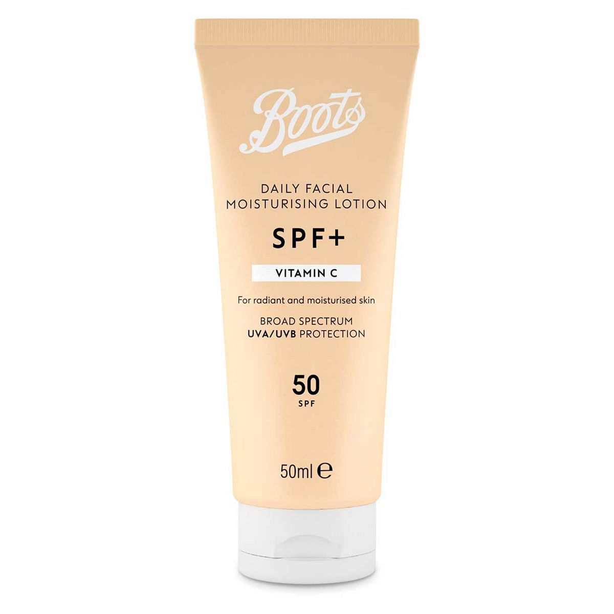 Boots SPF+ Vitamin C Moisturising Lotion SPF50 50ml - McGrocer