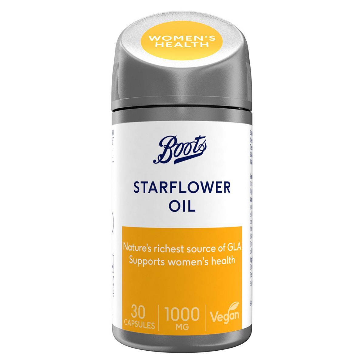 Boots Starflower Oil 1000 mg 30 Capsules (1 month supply) - McGrocer