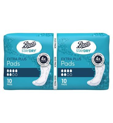 Boots Staydry Extra Plus Pads Duo Pack - McGrocer