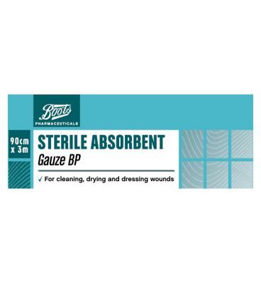 Boots Sterile Absorbent Gauze BP (3m x 90cm) - McGrocer