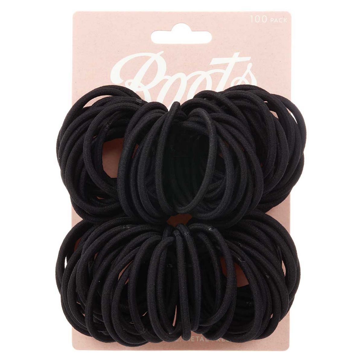 Boots thick pony bands black 100s - McGrocer