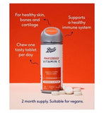 Boots Vitamin C 1000 mg 60 Orange Flavour Chewable Tablets - McGrocer