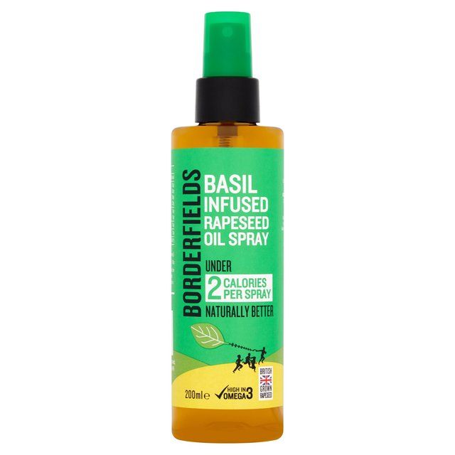 Borderfields Basil Infused Rapeseed Oil Spray   200ml - McGrocer