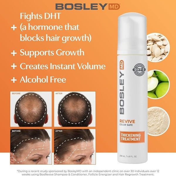 BosleyMD Hair Thickening Treatment Revive Colour Safe 200ml - McGrocer