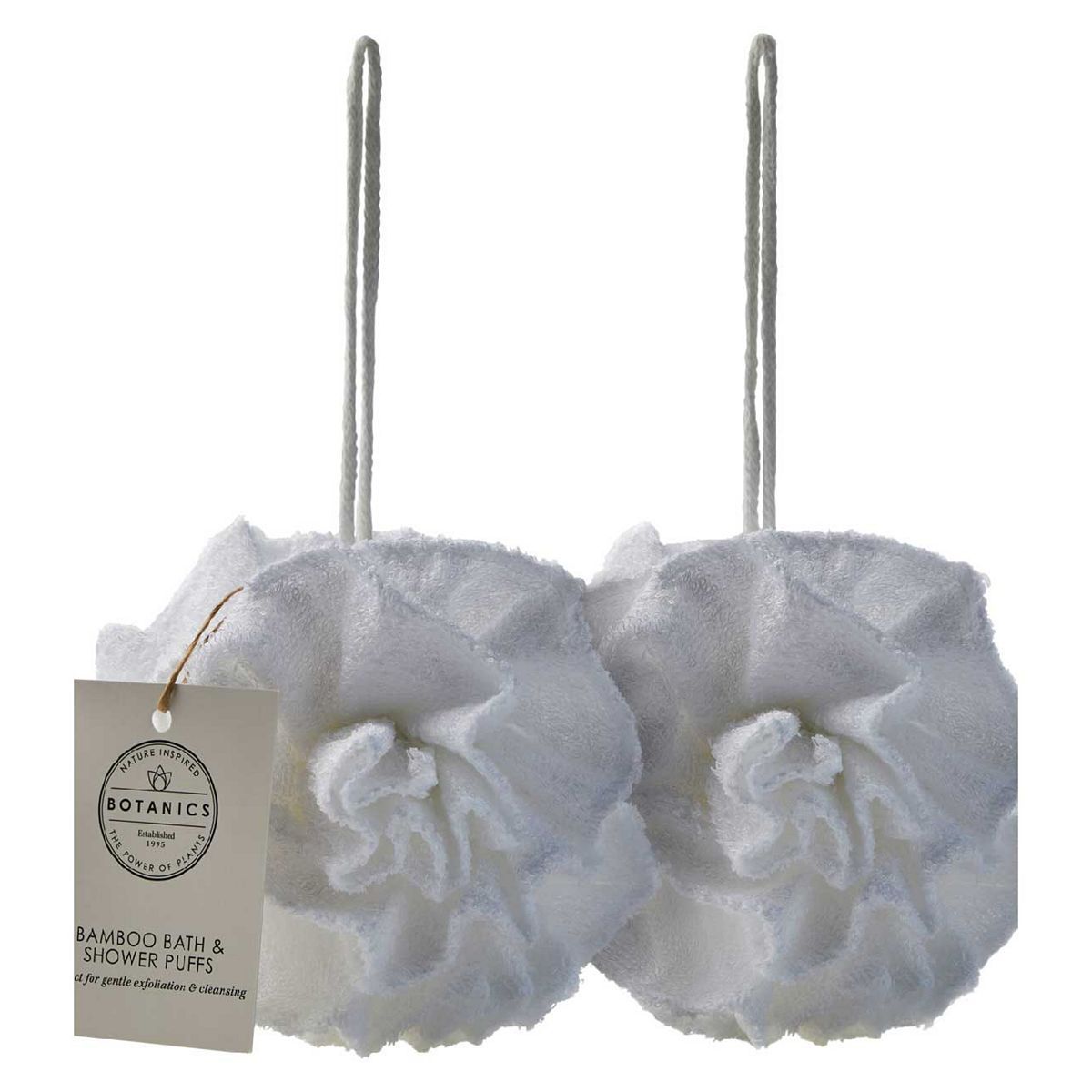 Botanics Bamboo Bath & Shower Puff 2Pk - McGrocer