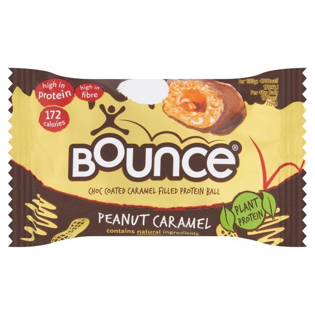 Bounce Dipped Peanut Caramel Protein Ball 40g - McGrocer
