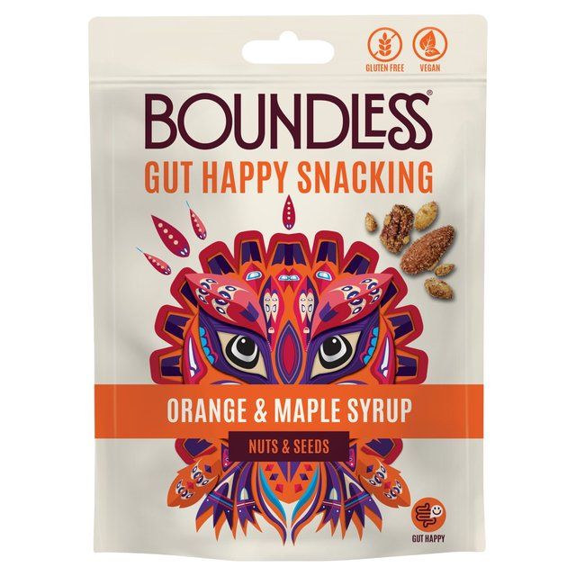 Boundless Orange & Maple Syrup Nuts & Seeds Sharing Bag 90g - McGrocer