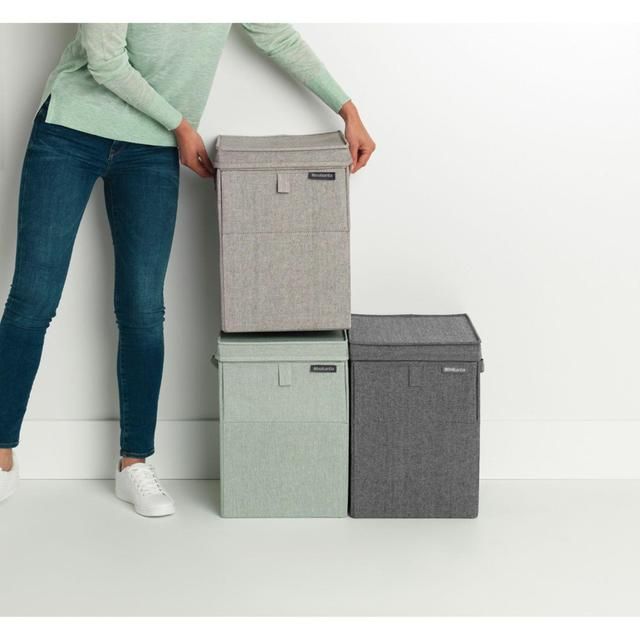 Brabantia 35 Litre Grey Stackable Laundry Box