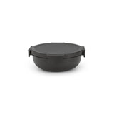 Brabantia Make & Take Salad Bowl 1.3L Dark Grey