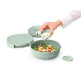 Brabantia Make & Take Salad Bowl 1.3L Jade Green
