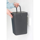 Brabantia Sort & Go Waste Bin Grey 12L