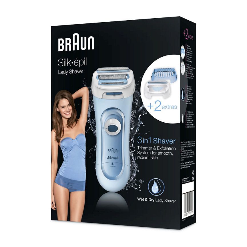 Braun Silk-épil Lady Shaver 5-160 3-in-1 Wet & Dry Electric Shaver