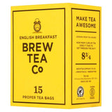 Brew Tea Co English Breakfast Tea Bags 15 per pack