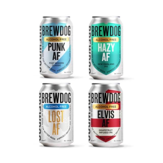 BrewDog Mixed Alcohol Free Cans 8 x 330ml