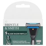 Bristle & Smith Five Razor Blade Refills x4