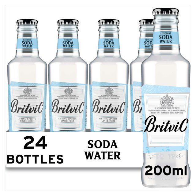 Britvic Soda Water 24 x 200ml