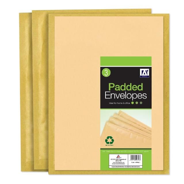 Brown Padded Envelope - K 3 per pack