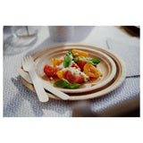 Brown Recyclable Paper Party Plates 20 per pack