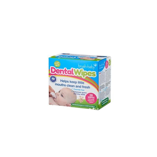 Brush-Baby Dental Wipes 28 per pack