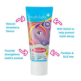 Brush-Baby Natural Strawberry flavoured Unicorn Toothpaste 50ml