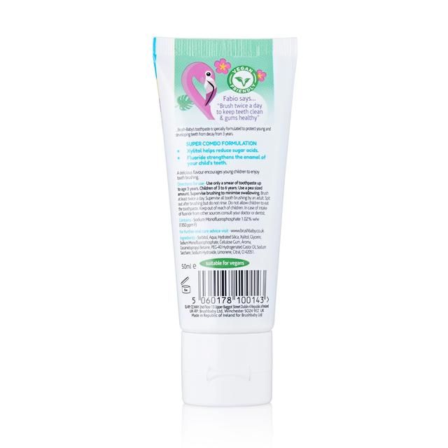 Brush-Baby Tutti Frutti Toothpaste 3-6 Yrs 50ml