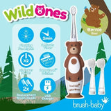 Brush Baby WildOnes™ Bear Kids Rechargeable Toothbrush