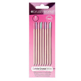 Brushworks Cuticle Crystal Sticks - 8 Pack