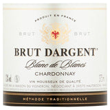 Brut d'Argent Chardonnay Sparkling wine 37.5cl