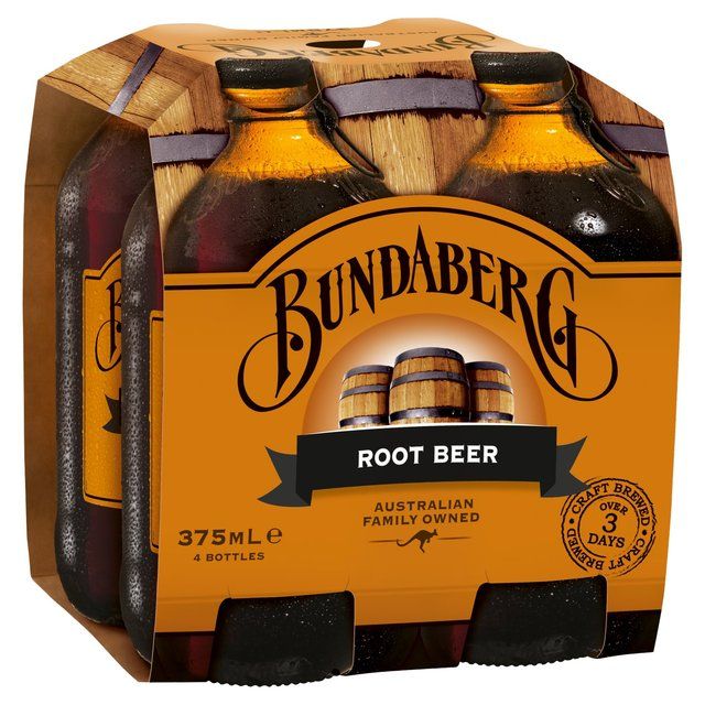 Bundaberg Australian Root Beer 4 x 375ml