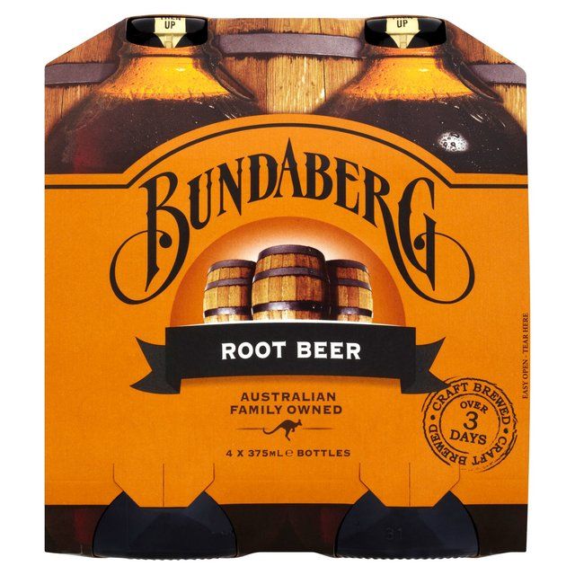 Bundaberg Australian Root Beer 4 x 375ml