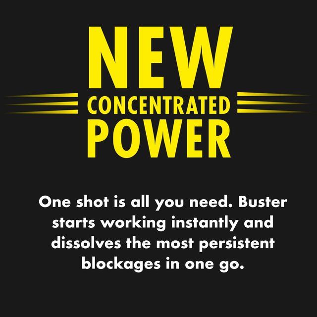 Buster Kitchen Plughole Unblocker 150ml