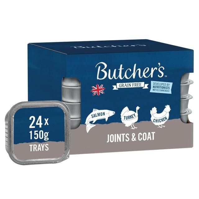 Butcher's Joints & Coat Dog Food Trays   24 x 150g