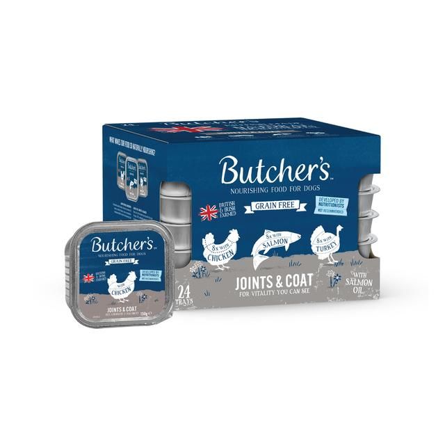 Butcher's Joints & Coat Dog Food Trays   24 x 150g
