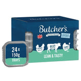 Butcher's Lean & Tasty Low Fat Dog Food Trays   24 x 150g