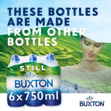 Buxton Still Natural Mineral Water Sports Cap 6 x 750ml
