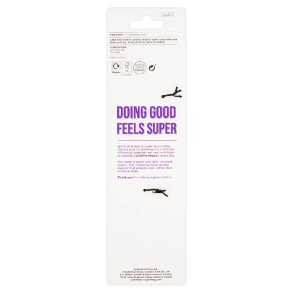 Superdrug Detangling Comb GOODS Superdrug