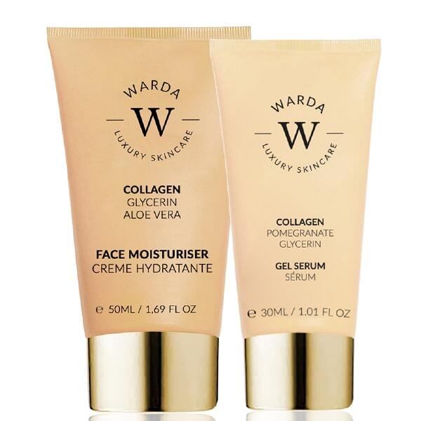 WARDA Collagen Moisturiser 50ml + Collagen Gel Serum GOODS Superdrug