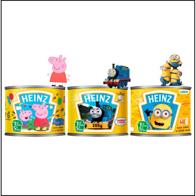 Heinz Peppa Pig Pasta Shapes in Tomato Sauce 205g - McGrocer