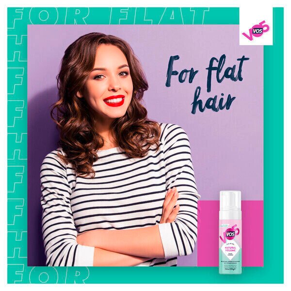 VO5 Natural Volume Foam Mousse 250ml GOODS Superdrug